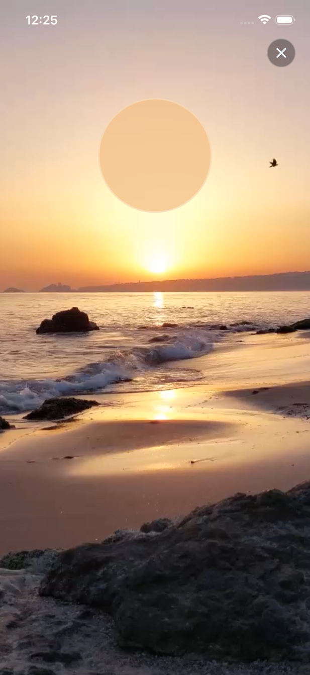 Beach background session